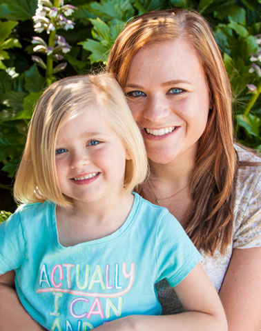 mother and daughter
