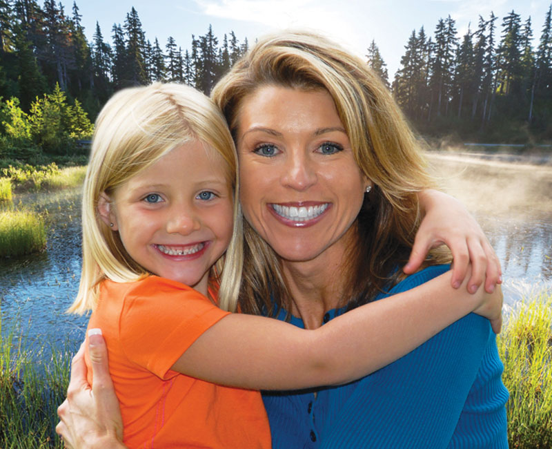 mother and daughter