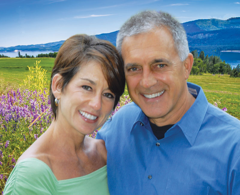 smiling couple